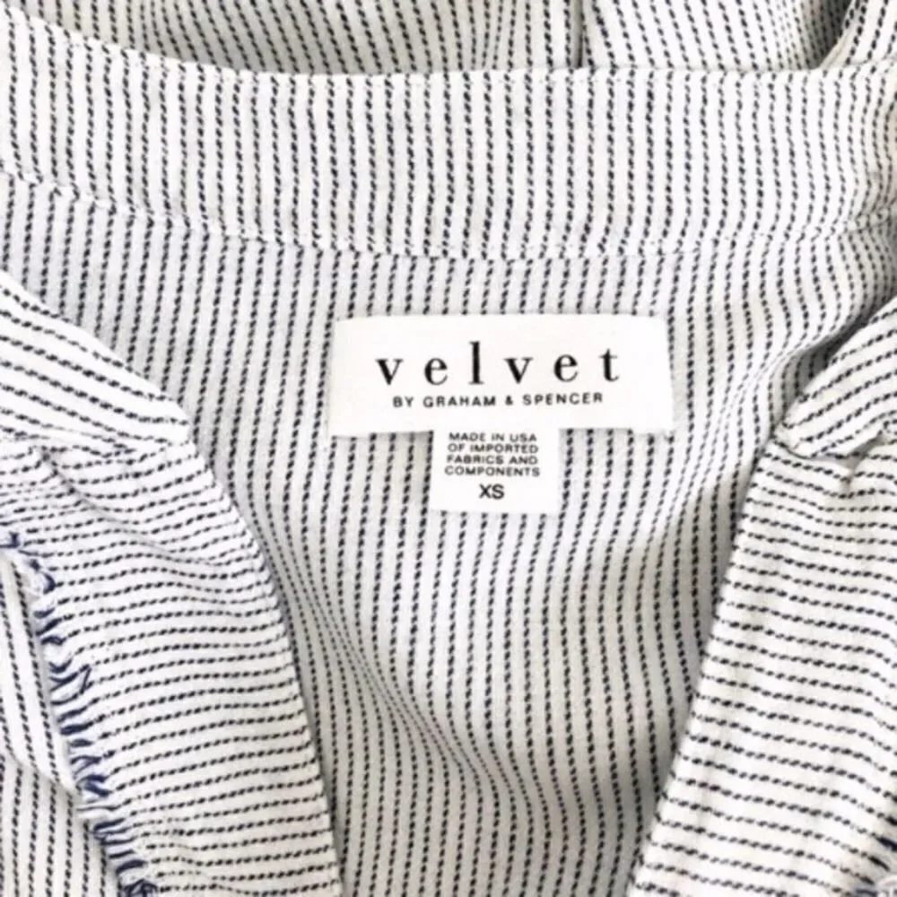 VELVET BY GRAHAM & SPENCER Drinn Split Neck Top - Picture 3 of 8